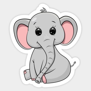 Cute Elephant Sticker